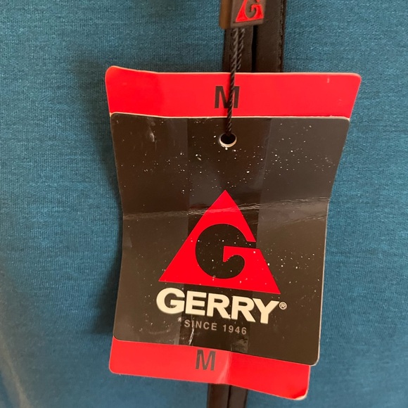 COPY - Gerry Women's Vest Hooded Logo Turquoise Size M NWT - Picture 3 of 4